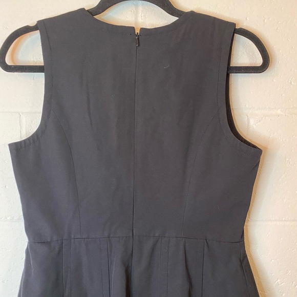 Tracy Reese New York Black Fit and Flare Sleeveless Black Dress Sz 10 - Picture 8 of 11